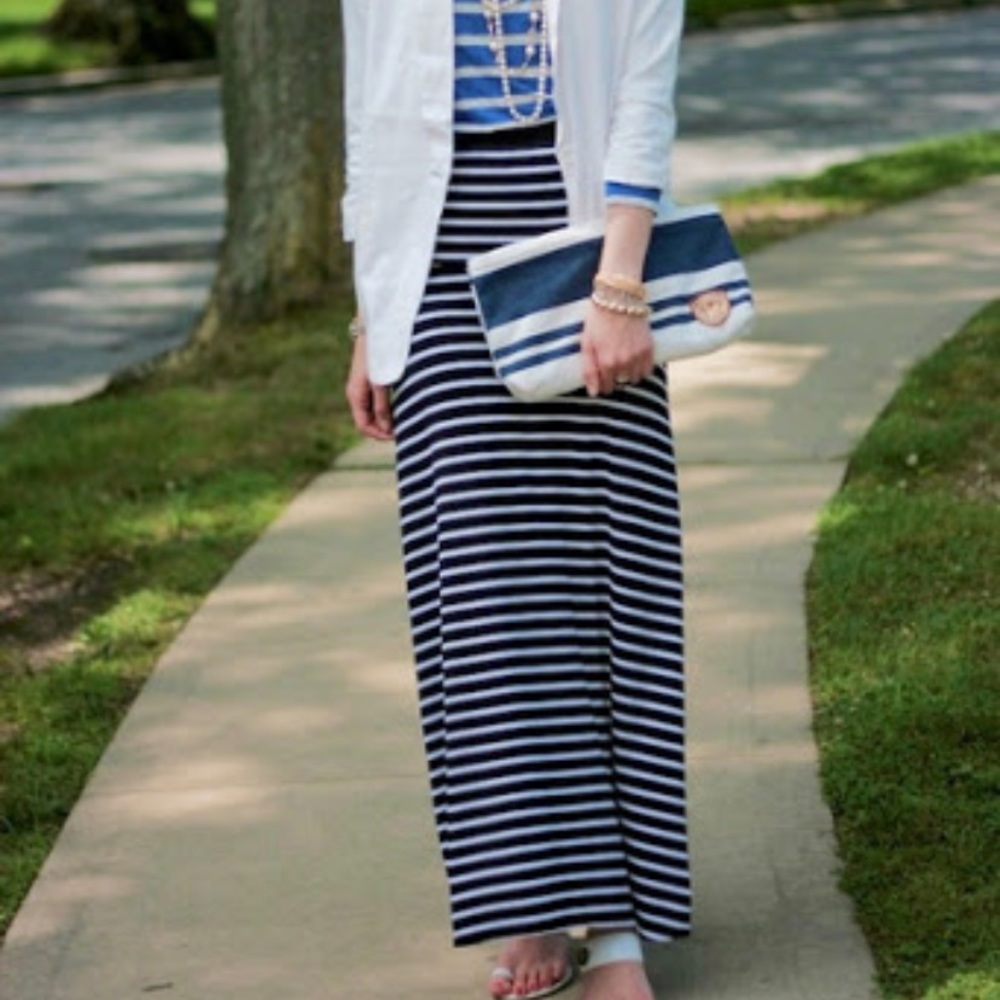 NWT Saint grace stretchy stripe skirt
